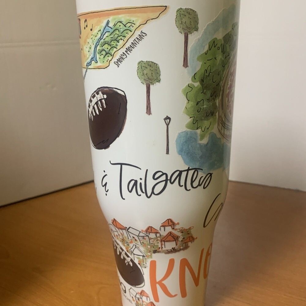 Tennessee Volunteers Swig 40oz Mega Mug “Saturday’s In Knoxville” - Picture 2 of 8